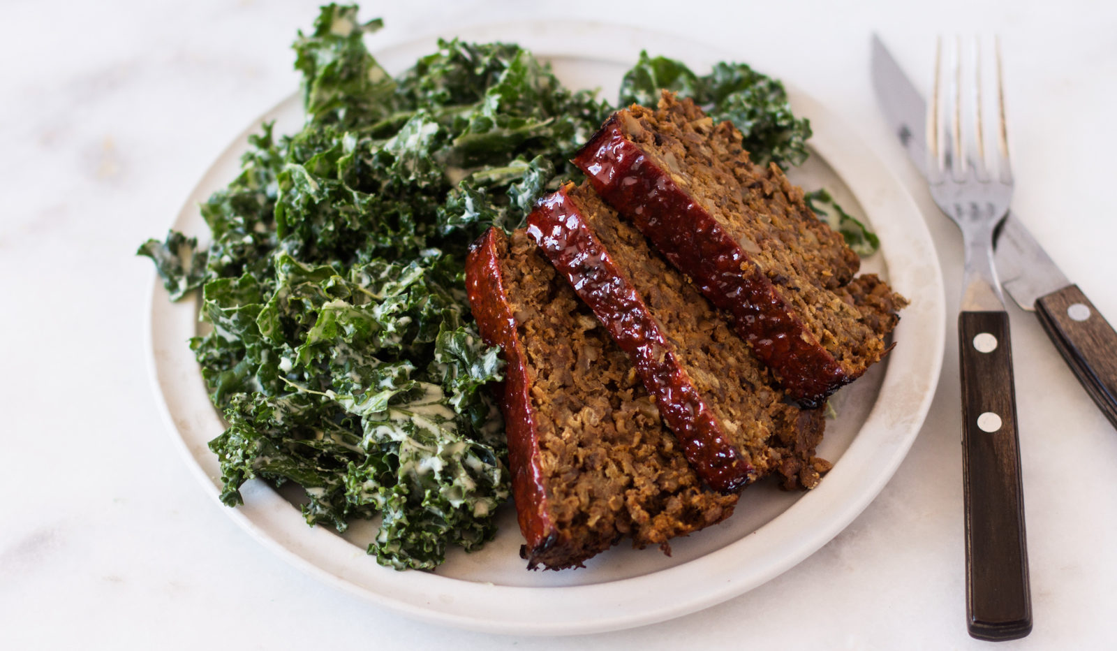 Game Changers Oat and Lentil Meatloaf
